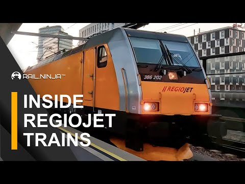 Inside of A High-Speed Regiojet Train | Czechia Trains | Rail Ninja Review