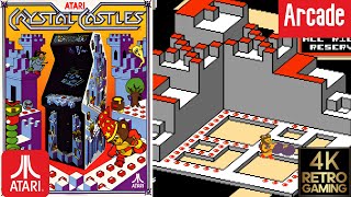 Crystal Castle Arcade ( Atari 1983 ) 4k Gameplay
