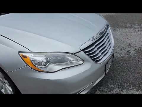2012 Chrysler 200 4dr Sdn LX in Silver for sale at Finch Chrysler Dodge Jeep Ram Ltd in London, ON