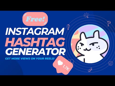 Instagram Hashtag Generator - Get MORE Organic Views on Your Instagram Posts/REELS In SECONDS