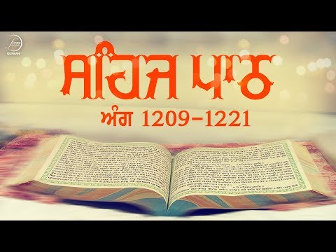 Sehaj Path Ang 1209 To 1221 | Bhai Sarwan Singh | Fizza Records Gurbani