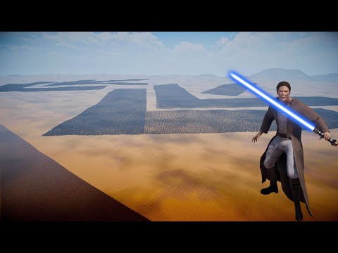 10,000,000 JEDI KNIGHTS vs 100,000 TANKS | Ultimate Epic Battle Simulator 2