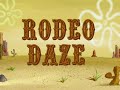 SpongeBob SquarePants Rodeo Daze Soundtrack Audio