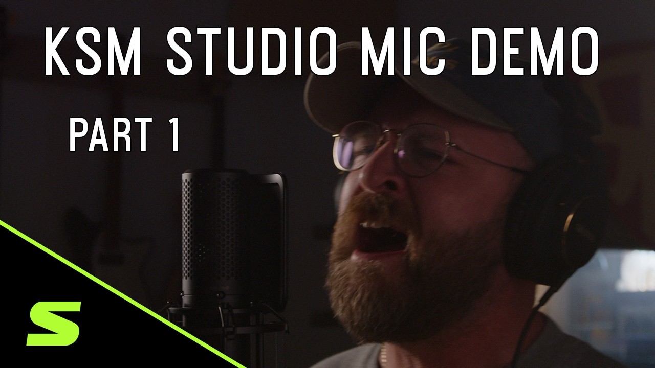 Mike Bridavsky recording the Shure KSM Series microphones