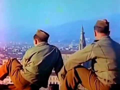 video storico di firenze 1944s color footage