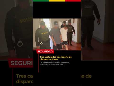 Tres presuntos integrantes de ‘Los del 20’ fueron capturados en Urrao, Antioquia