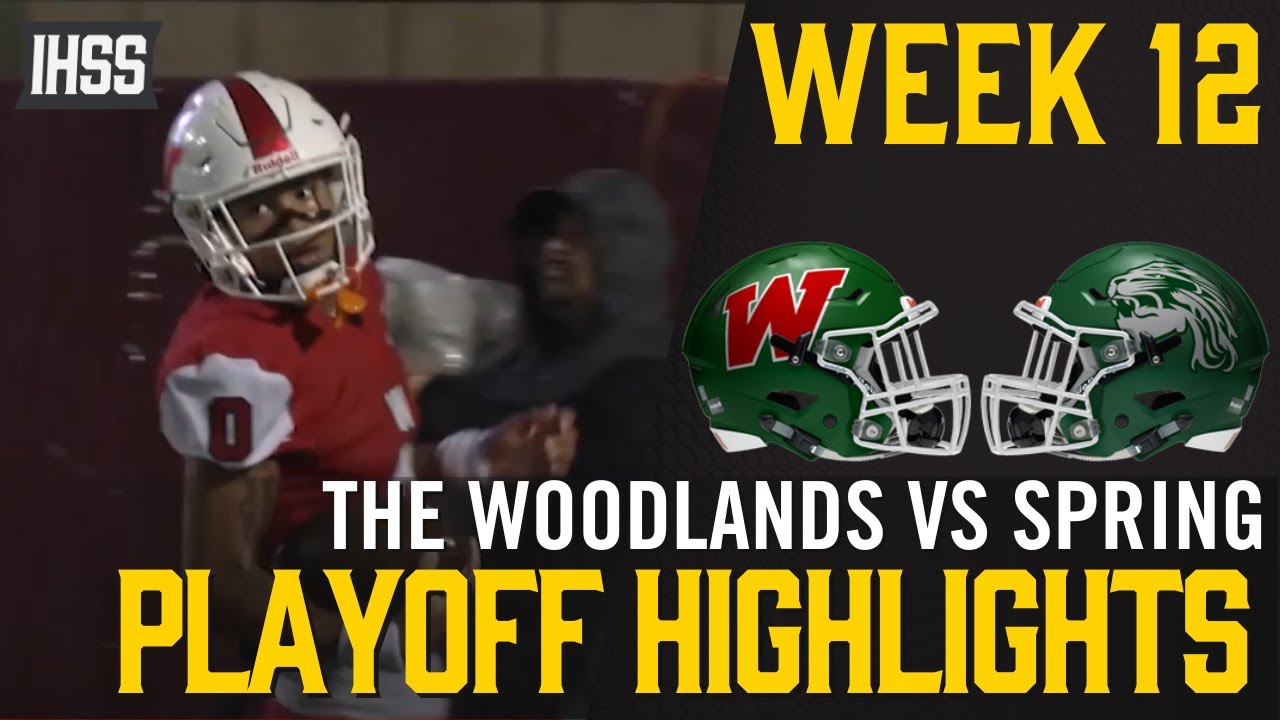 The Woodlands vs Spring - 2023 Week 12 Football Highlights
