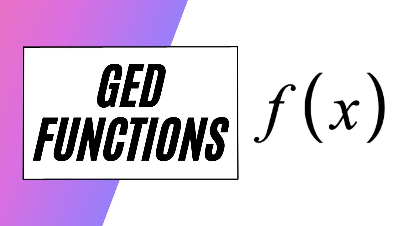 Do ANY Function on the GED!