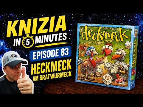 Knizia in Five Minutes. Episode 83 Heckmeck am Bratwurmeck 