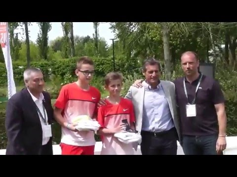 Tennis- Normandie-  finalistes garçons  - Championnat Jeunes Honfleur