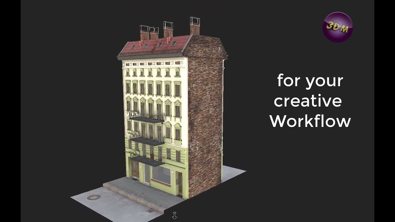 The Berlin House Number 18 - PBR 3D Model