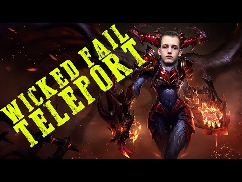 Wickd Fail Teleport On LCS - League of Legends