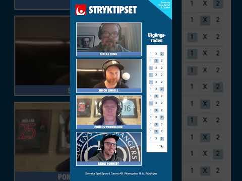 Se hela veckans Stryktipspodd. #stryktipset  #speltips