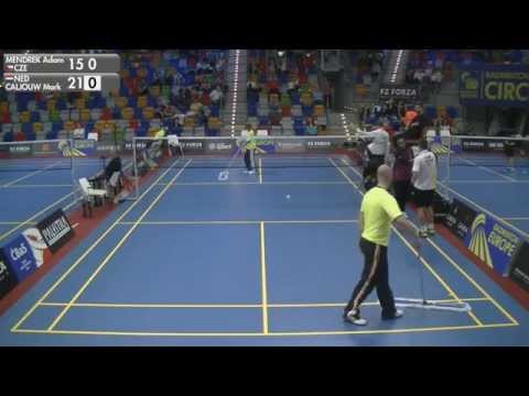 Adam Mendrek vs Mark Caljouw (MS, Qualifying) - 2015 Czech International