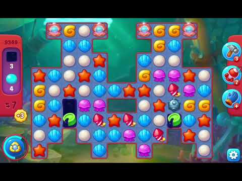 Fishdom Hard Level 9349 ( with Double Lightning Boosters and Hammer) @choraelmin