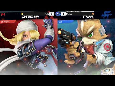 TSL212 SSBU Losers Top 8 - Felix (Zeo Suit Samus/Sheik/Fox) vs Potter (Fox)