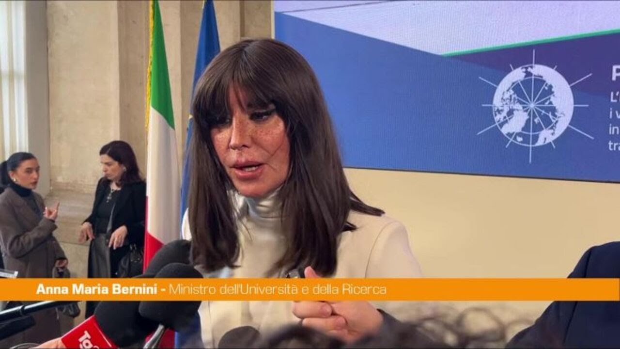Bernini "Università, ricerca e diplomazia scientifica sono vettori di pace"