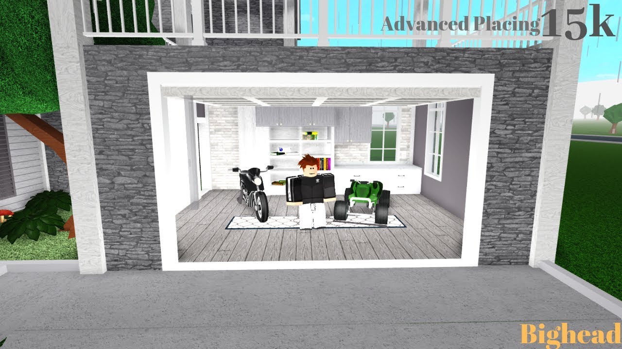 {BONUS} MODERN GARAGE - Advanced Placing - CC | Welcome to Bloxburg