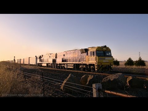 6PM6 Freight Train With NR53 & NR84 (Southern Spirit) - PoathTV Australian Railways
