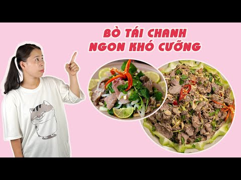 Bò trộn lá chanh