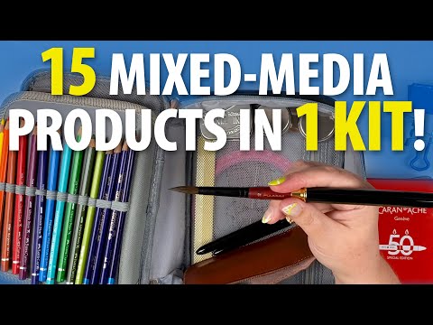 Mon kit d'art de voyage PRÉFÉRÉ [Parfait pour les voyages en avion]