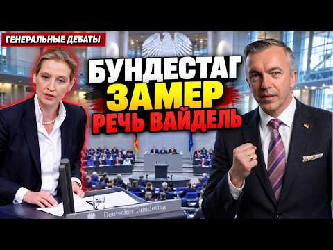 Бундестаг замер: Вайдель сказала Мерцу в лицо то, что он не хотел слышать