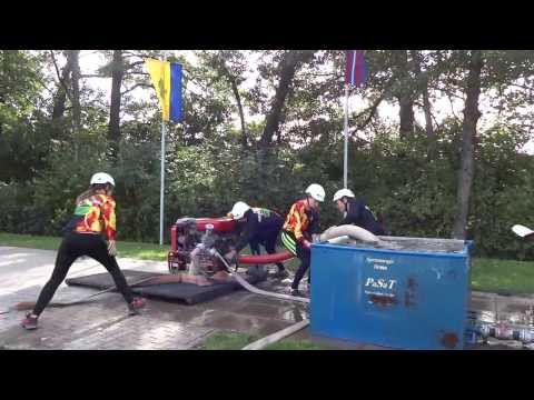 Hrubá Vrbka požární útok starší žáci 2.pokus