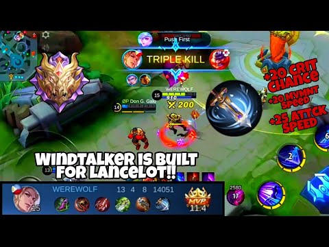 Windtalker is built for Lancelot!! | Katsu ML