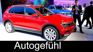 All-new VW Volkswagen Tiguan REVIEW at IAA motor show R-Line GTE & colours 2016