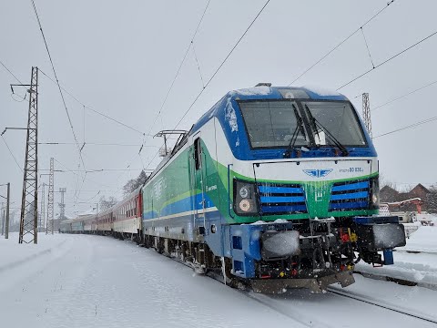 Winter cabview BG: Sofia - Harmanli with Siemens Smartron