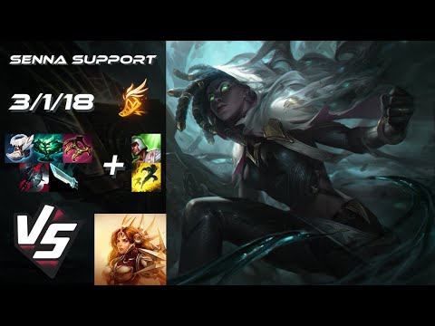SUPPORT Senna vs Leona - NA Challenger Patch 14.18