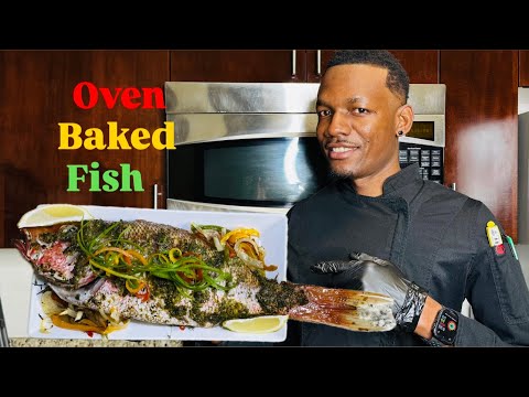Jamaican style oven baked fish recipe