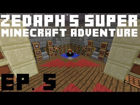 Zedaph's Super Minecraft Adventure: E5 - Echnating Room Design