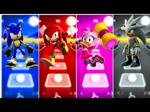💥 Sonic Prime VS Knuckles VS Amy Rose VS Sonic Silver 🎶 Coffin Dance Video (COVER)