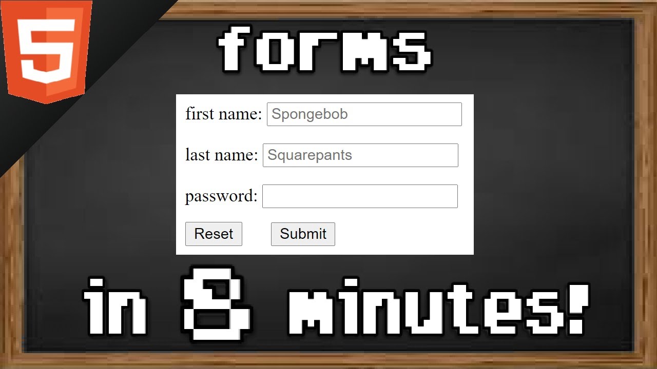 Learn HTML forms in 8 minutes 📝