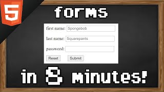 Learn HTML forms in 8 minutes 📝