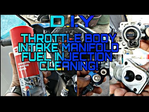 DIY F.I Cleaning | Intake Manifold Cleaning |Throttle Body Cleaning | Yamaha Mio i 125