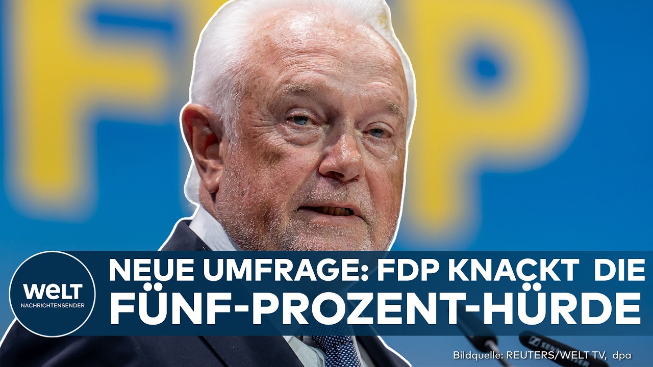 DEUTSCHLAND: FDP feiert Umfrage-Comeback – Regierung unter Druck