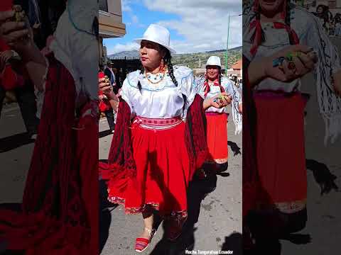 Desfile folklórico Mocha Tungurahua Ecuador #arte #cultura #tradicion
