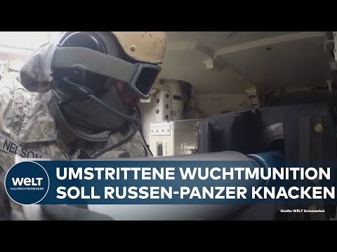 UKRAINE-KRIEG: Große Durchschlagskraft - USA liefern Panzermunition mit abgereichertem Uran
