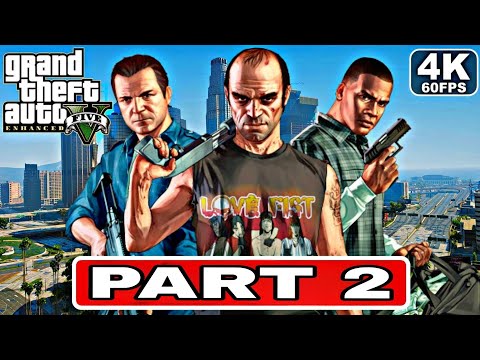 GTA 5 Enhanced Gameplay Walkthrough PART 2[60FPS PC] No Commentary