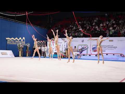 Russian National Group   3 ribbons 2 balls Spartakiad 2022 AA Final