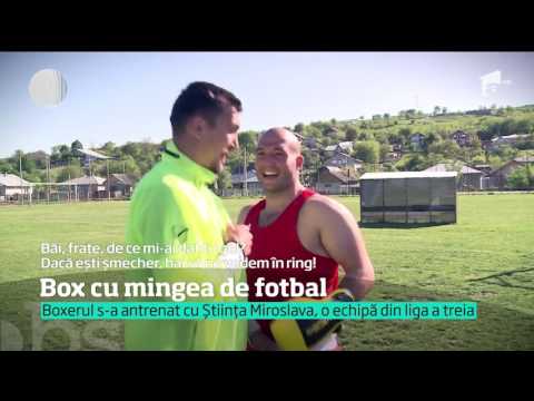 Box cu mingea de fotbal. Campionul mondial Mihai Nistor a intrat în poarta unei echipe din Liga a I