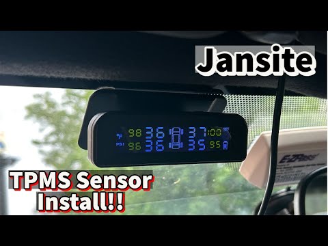 How To Install A TPMS Sensor On Any Car!! / Jansite TPMS Sensor kit