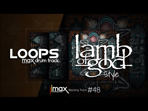 Groove Metal Drum Track / Lamb Of God Style / 200 bpm