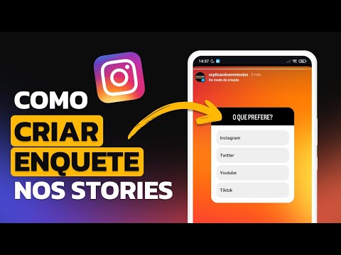Como Criar um QUIZ nos STORIES do INSTAGRAM - Criar uma ENQUETE