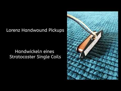 Lorenz Guitars | Winding a Stratocaster Single Coil | Handwound Scatterwound | Tonabnehmer Wickeln