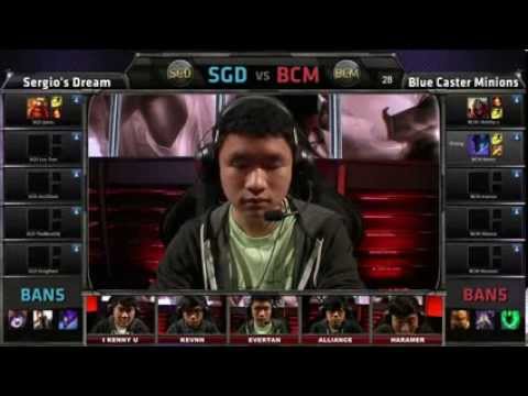 Sergio's Dream vs Blue Caster Minions | Game 3 NACC 2014 Finals | SGD vs BCM G3