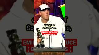 Eminem The Sauce Verse A Cold Diss Against Benzino 🥶 #shorts #eminem