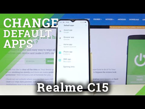 How to Find Default Apps in REALME C15 – Change Default Apps